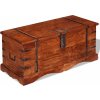 Úložná truhla akáciové dřevo [244049] (Barva Hnědá)