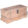 Úložná truhla akáciové dřevo [244049] (Barva Hnědá)