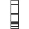 Knihovna se 3 policemi 40 x 30 x 105 cm kompozitní dřevo [806489] (Barva Šedá)