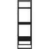 Knihovna se 3 policemi 40 x 30 x 105 cm kompozitní dřevo [806489] (Barva Šedá)