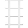 Knihovna / dělicí stěna 80 x 30 x 123,5 cm [811574] (Barva Bílá)