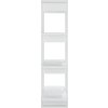 Knihovna / dělicí stěna 80 x 30 x 123,5 cm [811574] (Barva Bílá)