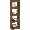 Knihovna / dělicí stěna 40 x 30 x 135 cm [813592] (Barva Hnědý dub)