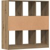 Knihovna 97,5 x 29,5 x 100 cm dřevotříska [826378] (Barva Kouřový dub)