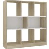 Knihovna 97,5 x 29,5 x 100 cm dřevotříska [826378] (Barva Kouřový dub)