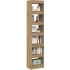Knihovna / dělicí stěna 40 x 30 x 198 cm [811640] (Barva dub sonoma)