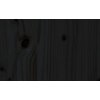 Kryt na radiátor 108,5x19x84 cm masivní borové dřevo [822575] (Barva Černá)