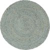 Prostírání 6 ks 38 cm kulaté juta [133841] (Barva Olivově zelená)