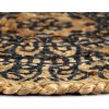 Prostírání 4 ks 38 cm kulaté juta [133836] (Barva Tmavě šedá)