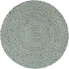 Prostírání 4 ks 38 cm kulaté juta [133836] (Barva Tmavě šedá)