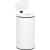 Odpadkový koš s automatickým senzorem 60l uhlíková ocel [322695] (Barva Stříbrná)