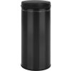 Odpadkový koš s automatickým senzorem 80l uhlíková ocel [322697] (Barva Stříbrná)