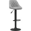 Barové židle 2 ks samet [335349] (Barva Světle šedá)