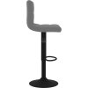 Barové židle 2 ks samet [334306] (Barva Tmavě šedá)
