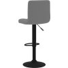 Barové židle 2 ks samet [334306] (Barva Tmavě šedá)