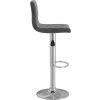 Barové židle 2 ks samet [333687] (Barva Světle šedá)