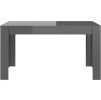 Jídelní stůl 140 x 74,5 x 76 cm kompozitní dřevo [804204] (Barva Šedá)