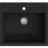 Kuchyňský dřez single žulový [142954] (Barva Černá)