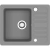 Žulový kuchyňský dřez jednoduchý [142953] (Barva Šedá)