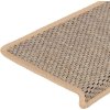 Samolepící nášlapy na schody vzhled sisal 15 ks [326893] (Barva Berber)