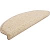 Schodové rohože 15 ks 65 x 21 x 4 cm , půlkulaté, velké [133904] (Barva Krémová)