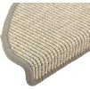 Schodové rohože 15 ks 65 x 21 x 4 cm , půlkulaté, velké [326902] (Barva Tmavě béžová)