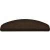 Schodové rohože samolepicí 10 ks 65 x 21 x 4 cm , půlkulaté, velké [149713] (Barva Hnědá)