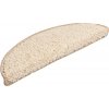Schodové rohože 10 ks 56 x 17 x 3 cm půlkulaté [149785] (Barva Černá)
