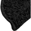Schodové rohože 10 ks 56 x 17 x 3 cm půlkulaté [149785] (Barva Černá)