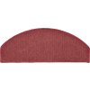 Schodové rohože 15 ks 65 x 24 x 4 cm půlkulaté velké [322373] (Barva Vínová)