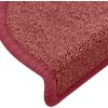 Schodové rohože 15 ks 65 x 24 x 4 cm půlkulaté velké [322373] (Barva Vínová)