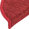 Kobercové nášlapy na schody 15 ks 56 x 17 x 3 cm [149848] (Barva Modrá)