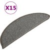 Kobercové nášlapy na schody 15 ks 56 x 17 x 3 cm [149848] (Barva Modrá)