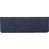 Schodové rohože 15 ks 65 x 21 x 4 cm s obdélníkovým okrajem [326194] (Barva Mořská modrá)