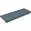 Schodové rohože 15 ks 65 x 21 x 4 cm s obdélníkovým okrajem [326194] (Barva Mořská modrá)