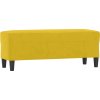 Lavice 100x35x41 cm samet [349427] (Barva Žlutá)
