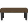 Lavice 70 x 30 x 30 cm textil [346619] (Barva Tmavě hnědá)