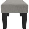 Lavice 70 x 30 x 30 cm samet [346638] (Barva Světle šedá)