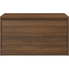 Lavice do předsíně 80 x 40 x 45 cm dřevotříska [816049] (Barva Hnědý dub)