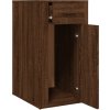 Skříňka k psacímu stolu 40x49x75cm kompozitní dřevo [816799] (Barva Hnědý dub)