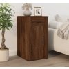 Skříňka k psacímu stolu 40x49x75cm kompozitní dřevo [816799] (Barva Hnědý dub)