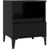 Noční stolek 40 x 35 x 50 cm [821812] (Barva Černá)