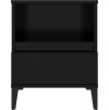 Noční stolek 40 x 35 x 50 cm [821812] (Barva Černá)