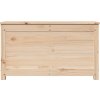 Úložný box 80 x 40 x 45,5 cm masivní borové dřevo [823538] (Barva Černá)