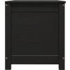 Úložný box 80 x 40 x 45,5 cm masivní borové dřevo [823538] (Barva Černá)
