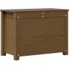 Úložný box 60x32x45,5 cm masivní borové dřevo [823546] (Barva Šedá)