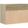 Lavice s botníkem 60 x 30 x 45 cm dřevotříska [808741] (Barva dub sonoma)
