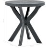 Bistro stolek Ø 70 cm plast [48796] (Barva Bílá)