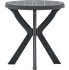 Bistro stolek Ø 70 cm plast [48796] (Barva Bílá)