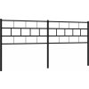 Kovové náhradní čelo postele 193 cm [355696] (Barva Černá)